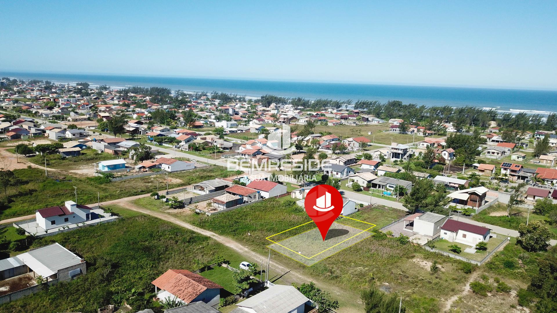 Terreno 375m² no balneário esplanada Imobiliária Bem Reside em