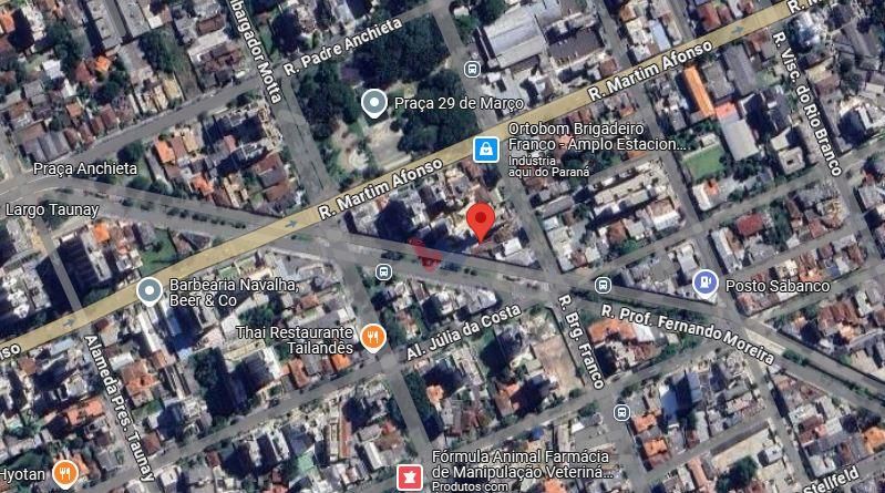 Terreno à venda, Mercês, com 579 m   Com duas frentes - CURITI...