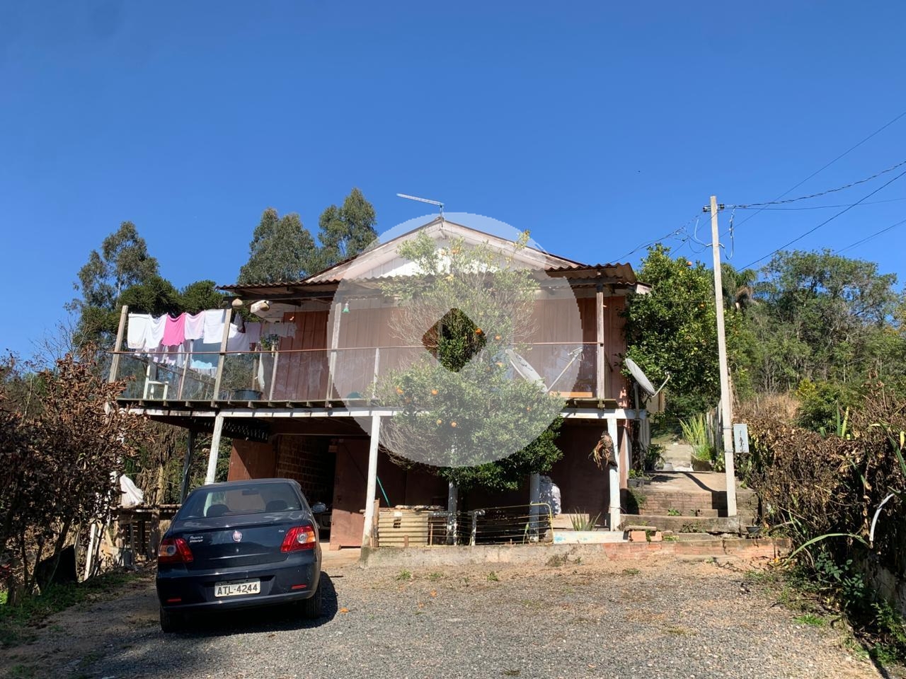 Chácara 4.600 m  com casa e pomar à venda na Estrada Itambé  ...