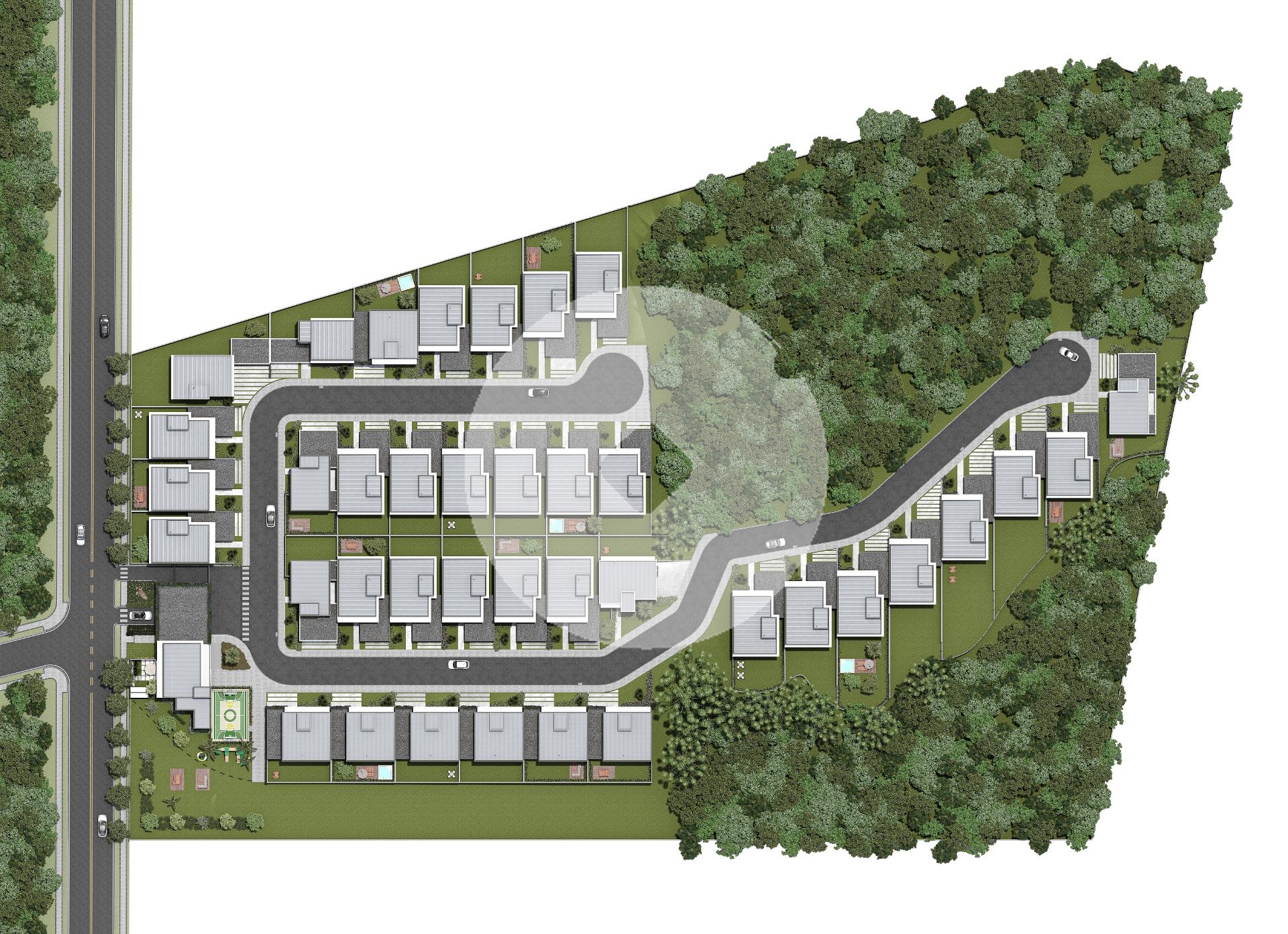 Sobrado no condominio AMBAR Santa Felicidade à venda, 3 suítes