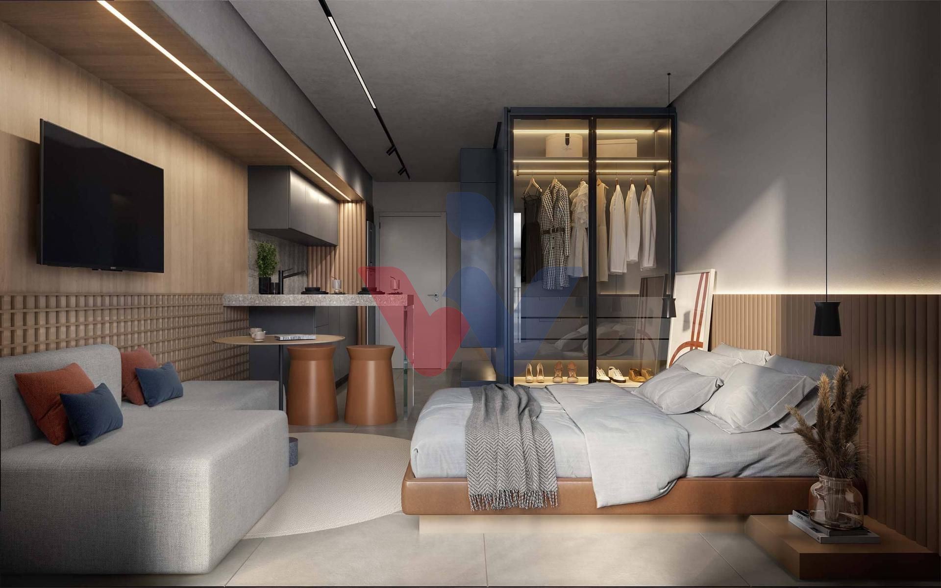 Studio à venda no bairro Portão com 30 m  , CURITIBA - PR