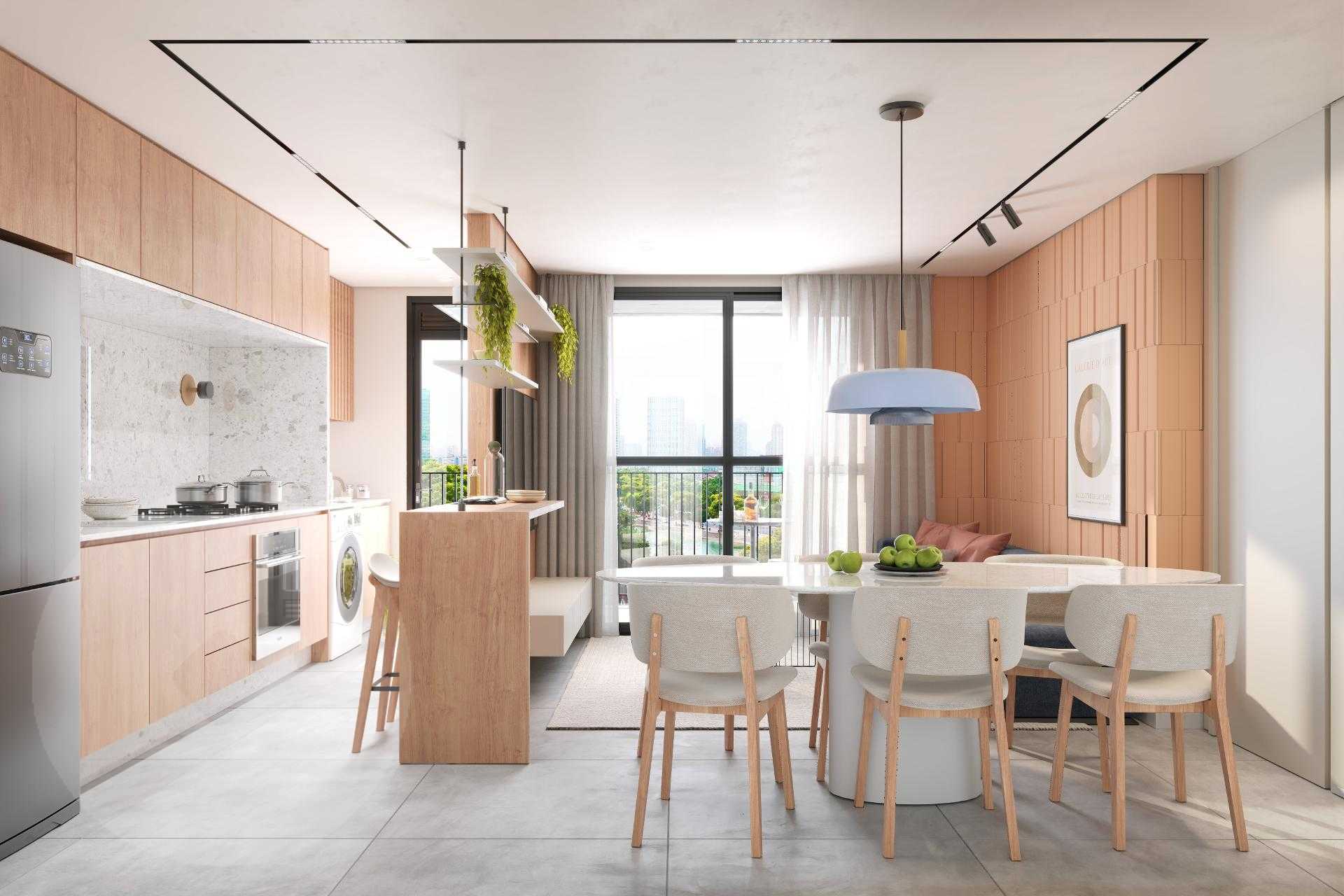 Apartamento de 3 quartos sendo 1 suíte  à venda no Augen Ecoville, R 1.117.900,00 CURITIBA - PR