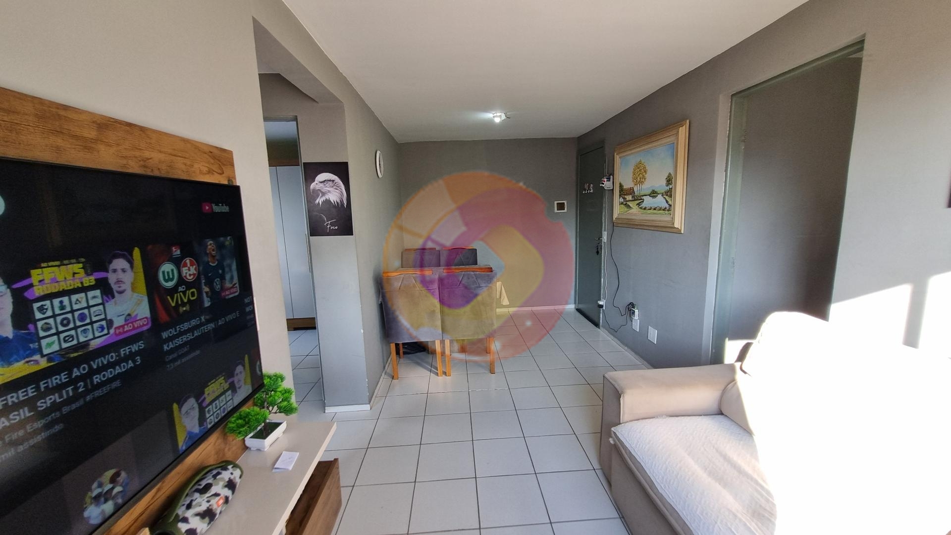 Apartamento 2 quartos, face norte e vaga de garagem na CIC  R$...