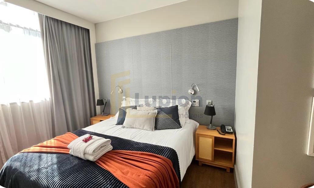 Apartamento studio mobiliado, andar alto, linda vista, à venda...