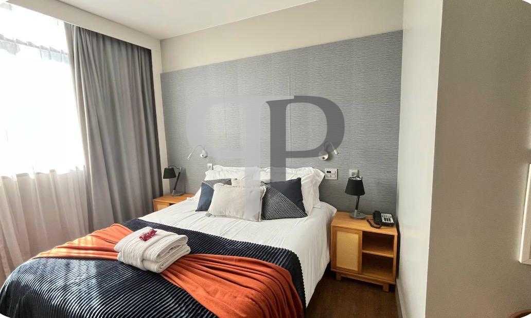 Apartamento studio mobiliado, andar alto, linda vista, à venda...