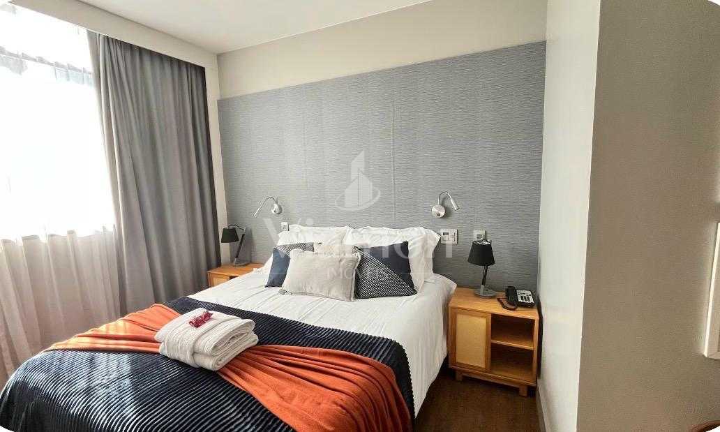Apartamento studio mobiliado, andar alto, linda vista, à venda...