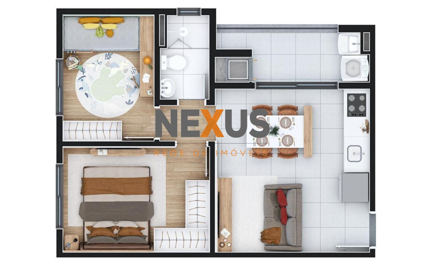 Apartamento com 2 dormitórios, à venda - Atuba, Pinhais PR