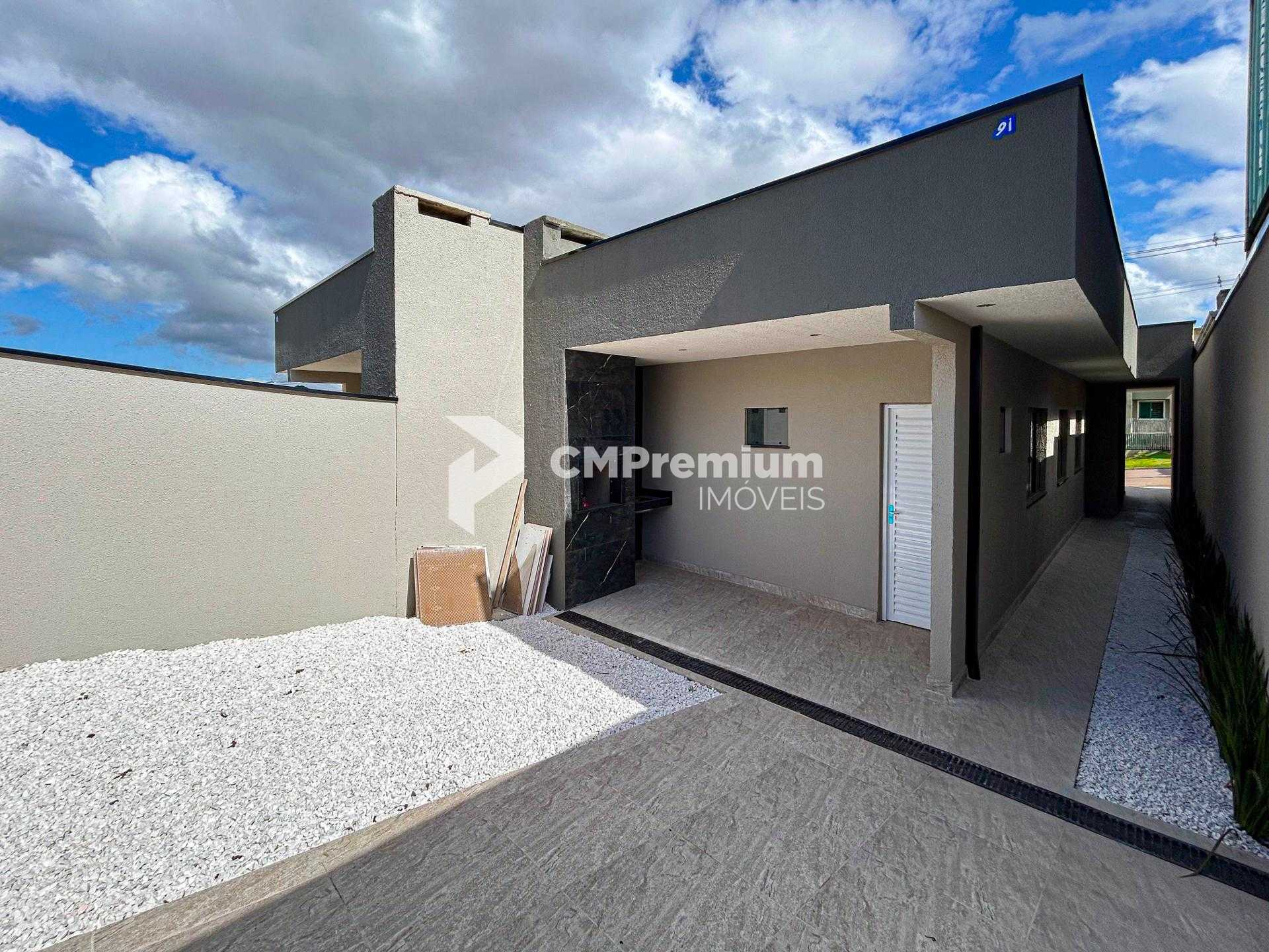 Casa 3 Quartos com Suíte, Área Gourmet e Pé Direito Alto - Faz...