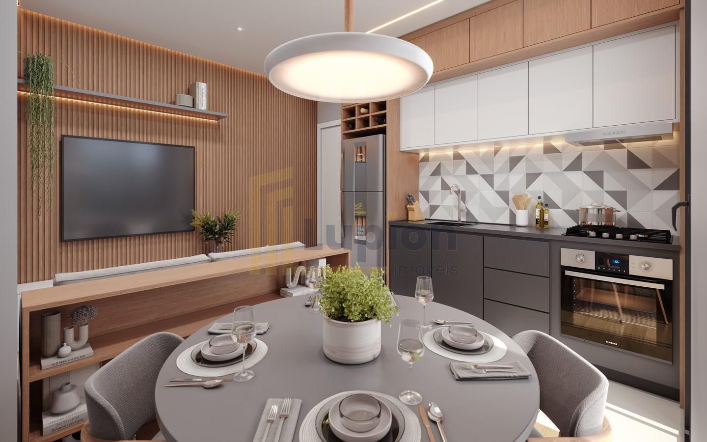 Residencial Santa Chiara em Araucária, Apto 2 Quartos com Laze...