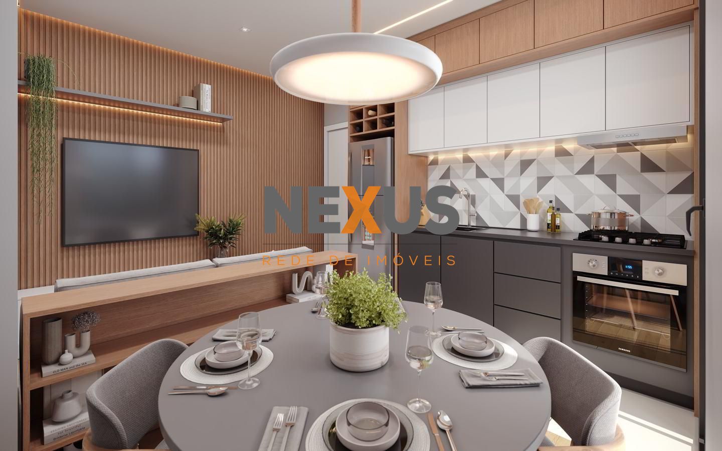 Residencial Santa Chiara em Araucária, Apto 2 Quartos com Laze...