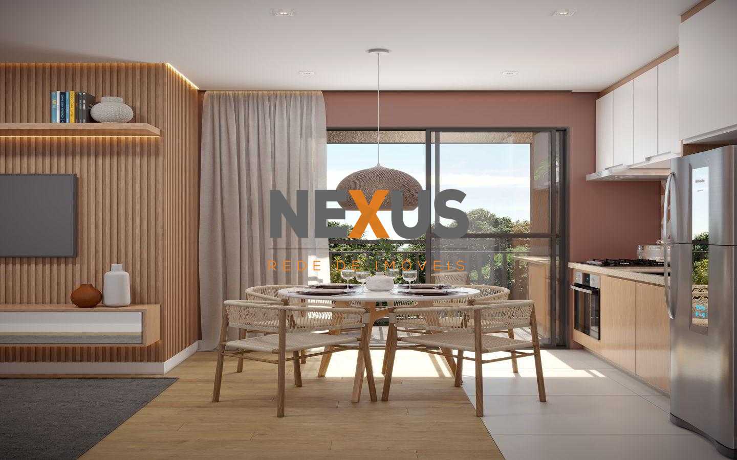 Residencial Santa Chiara em Araucária, Apto 2 Quartos com Laze...