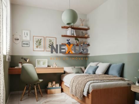 Residencial Solar Nações com 2 Quartos e Área Gourmet - Fazend...