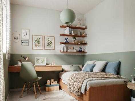 Residencial Solar Nações com 2 Quartos e Área Gourmet - Fazend...