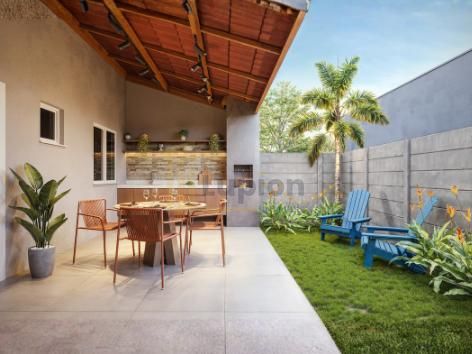 Residencial Solar Nações com 2 Quartos e Área Gourmet - Fazend...