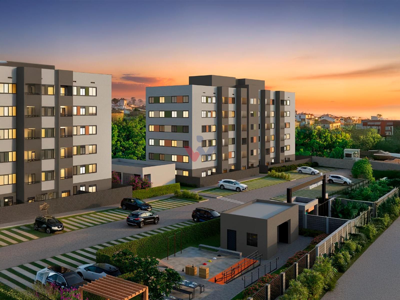 Apartamento 2 Quartos com Sacada no Res. Cortese - CIC Curitiba