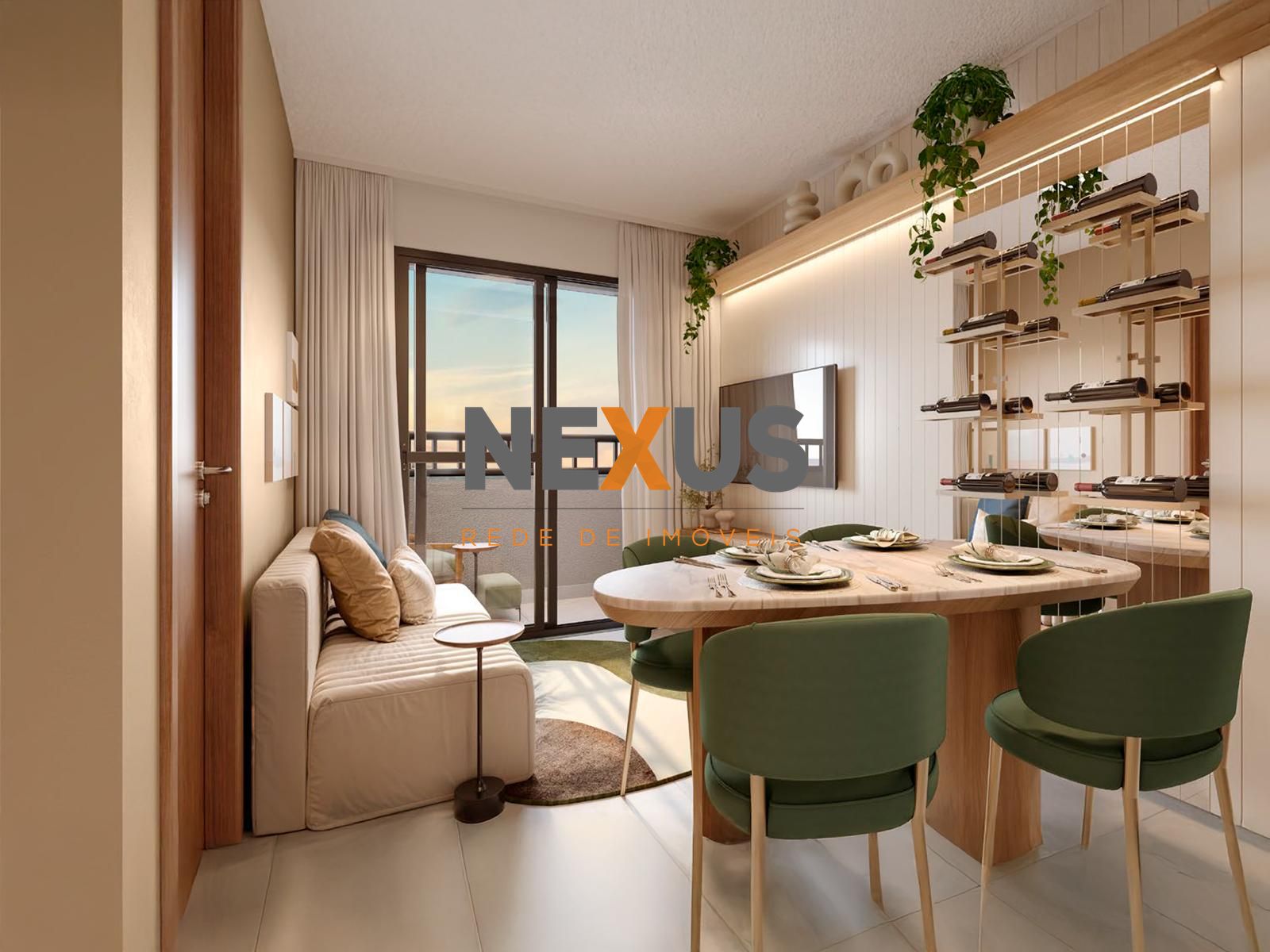Apartamento 2 Quartos com Sacada no Res. Cortese - CIC Curitiba