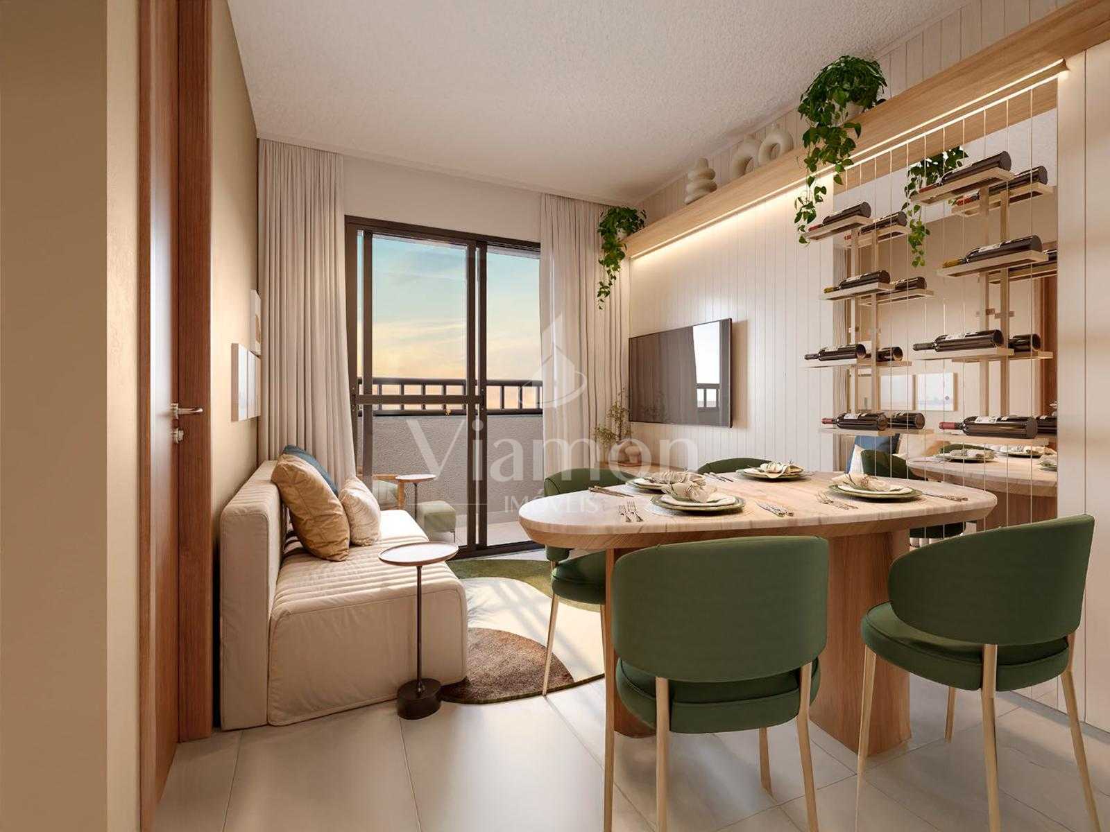 Apartamento 2 Quartos com Sacada no Res. Cortese - CIC Curitiba