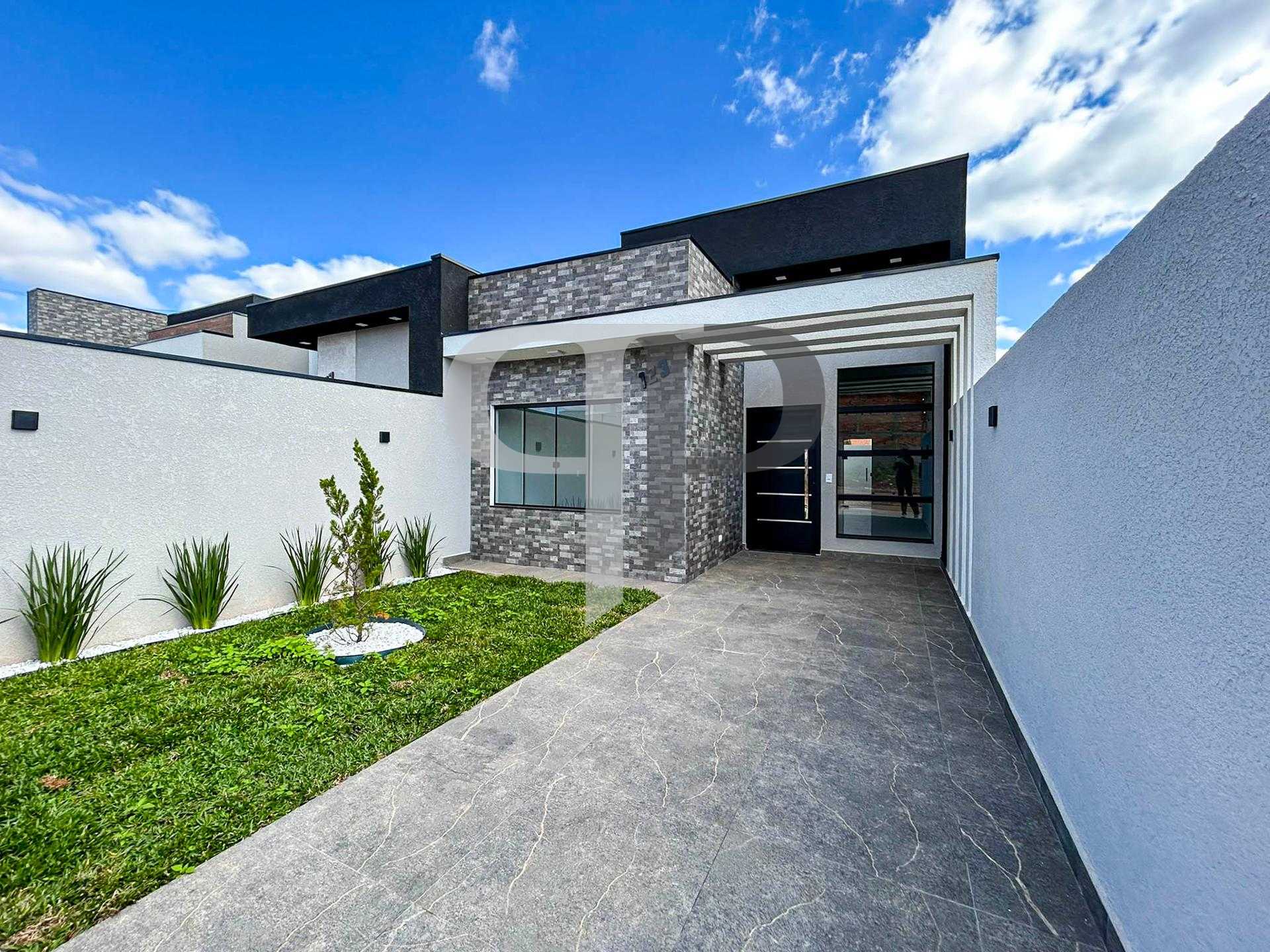 Casa 3 Quartos com Área Gourmet e Fachada Moderna - Fazenda Ri...