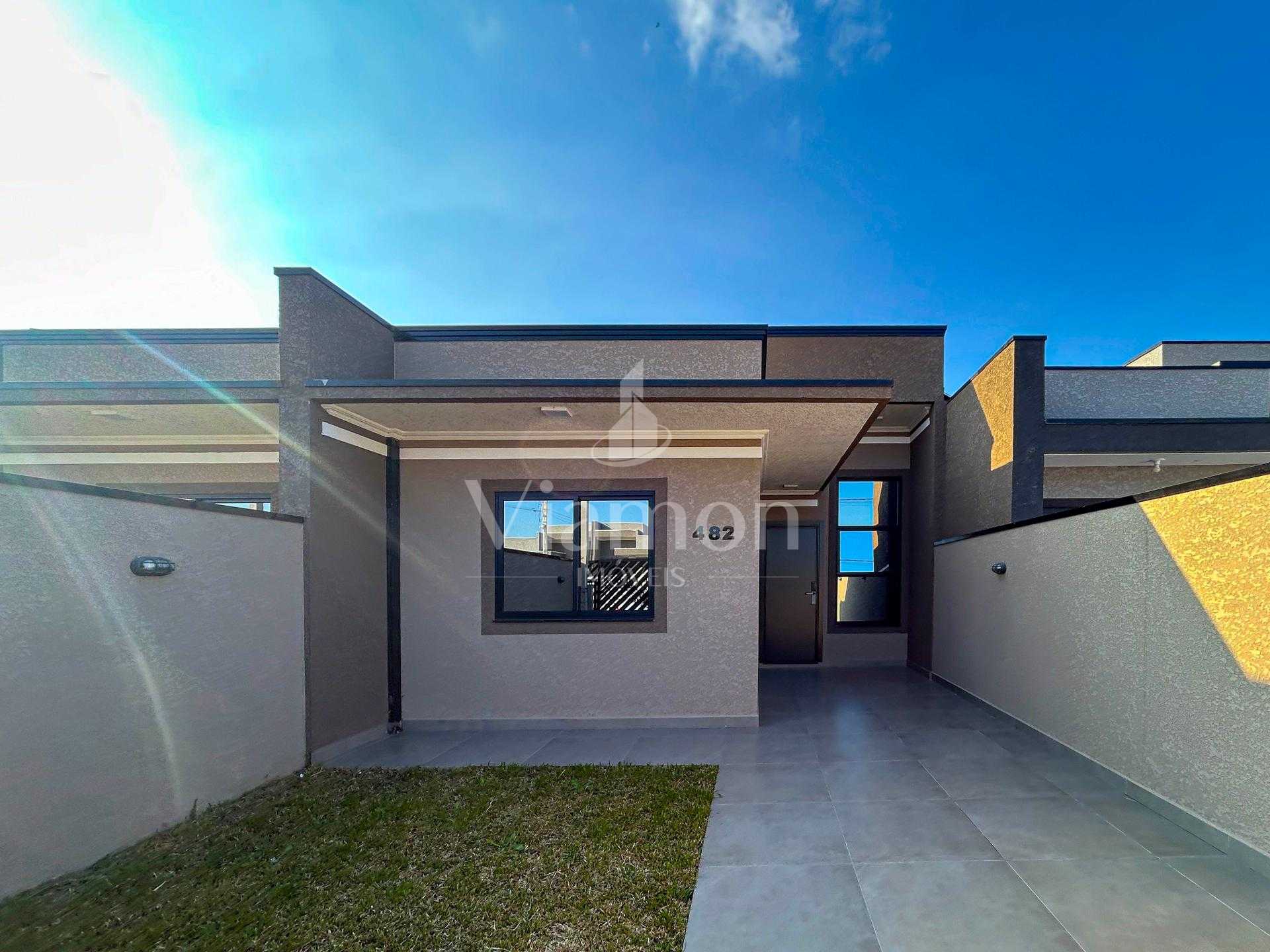 Casa 3 Quartos com Suíte e Fachada Moderna em Fazenda Rio Grande