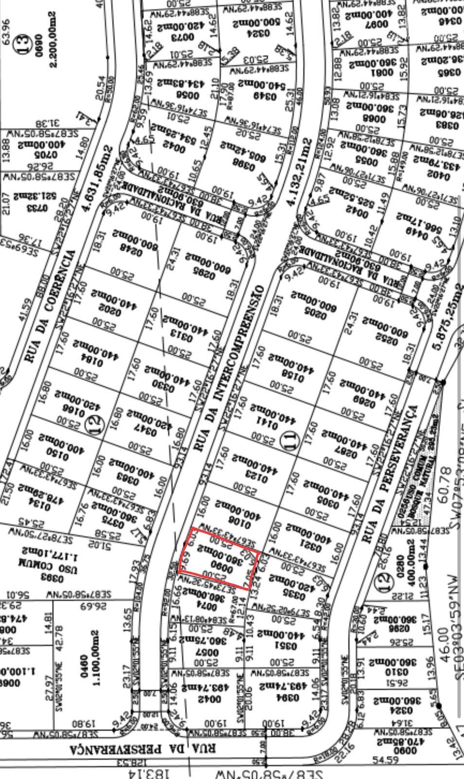 Terreno com área de 360m2 no Condomínio Villa Conscientia Asa Sul, Cognópolis