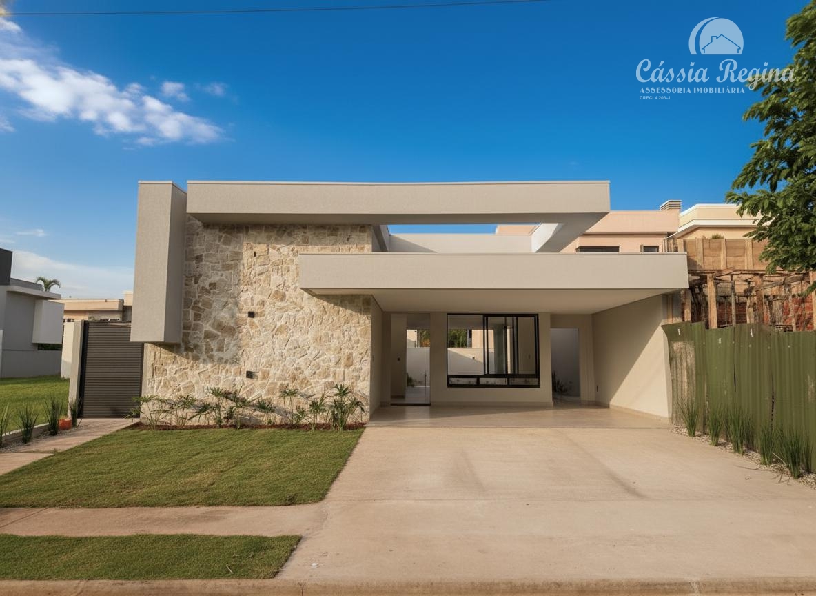 Casa com 03 dormitórios, sendo 01 suíte master no Condomínio Terras Alpha 2