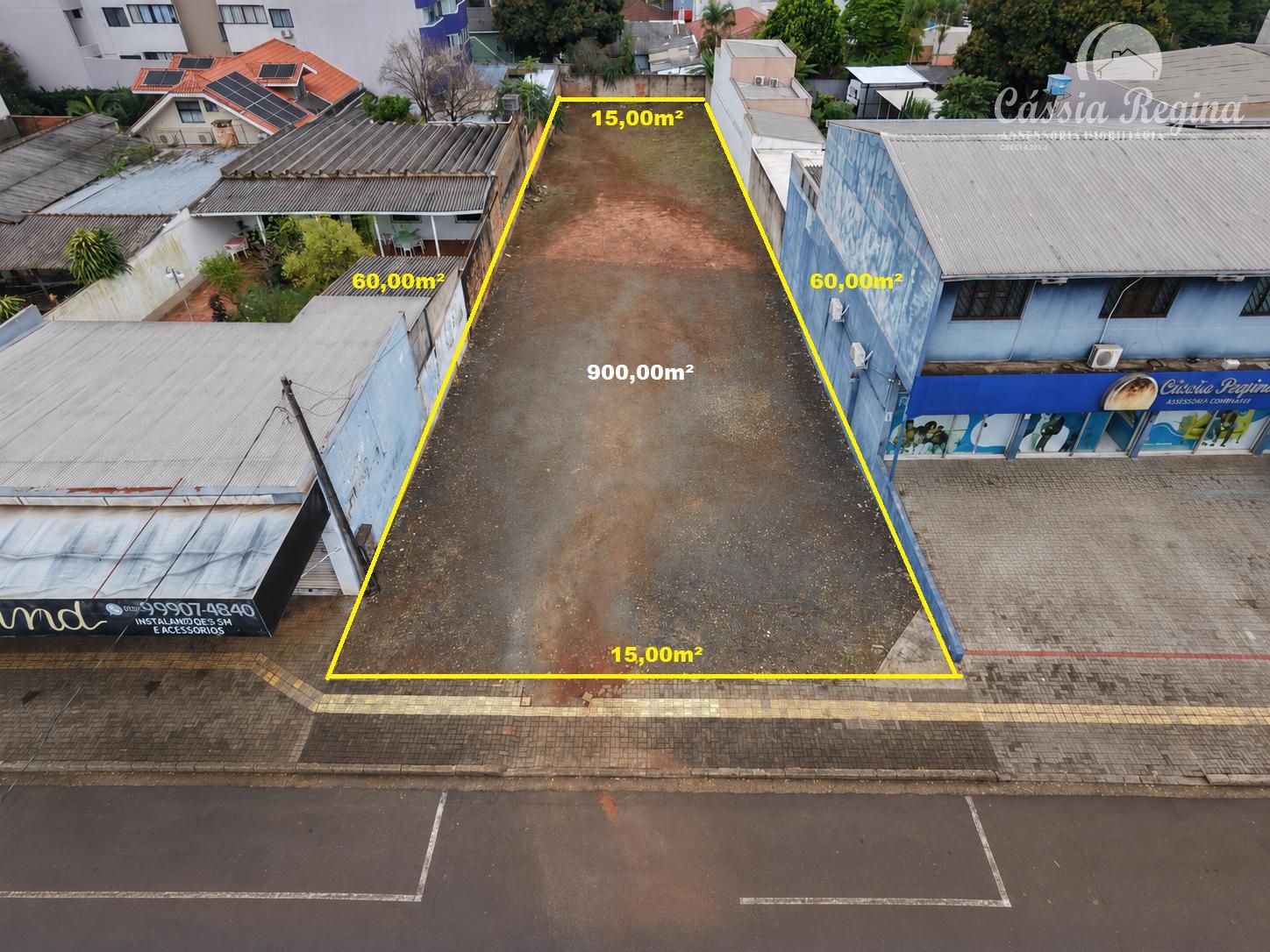 Terreno à venda com 900m², Centro, FOZ DO IGUACU - PR