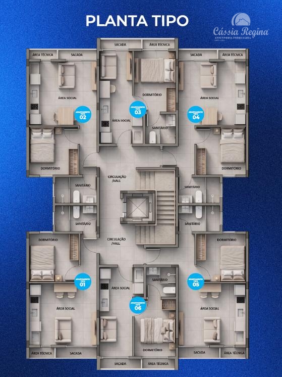 Edifício Vila Paseo, Apartamentos com 1 dormitório à venda na Vila Maracanã, FOZ DO IGUACU - PR