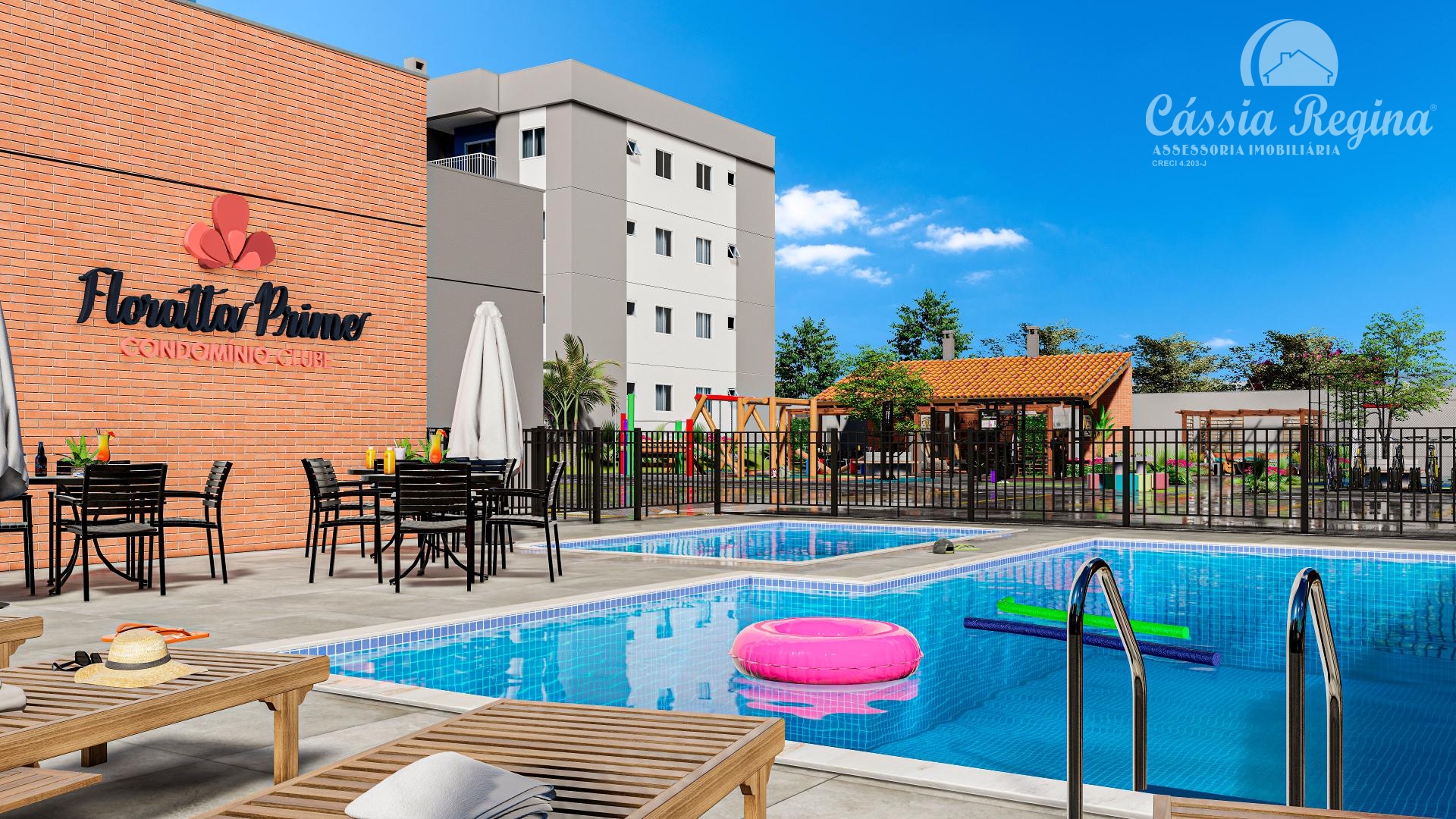 Apartamento novo no Condomínio Clube Floratta Prime, Foz do Iguaçu - PR