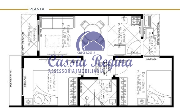 Casas em construção com 02 dormitórios - Jardim Baifus - Região do Jardim Univers