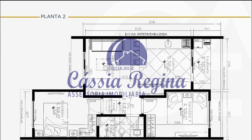 Casa em construção com 02 dormitórios, no Morumbi II