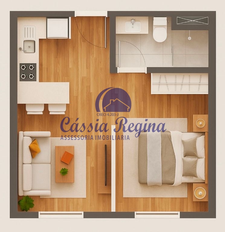 Pré-Lançamento Edifício Garden na Vila Yolanda - Apartamentos Stúdios de 01 dormitório - Região Cent