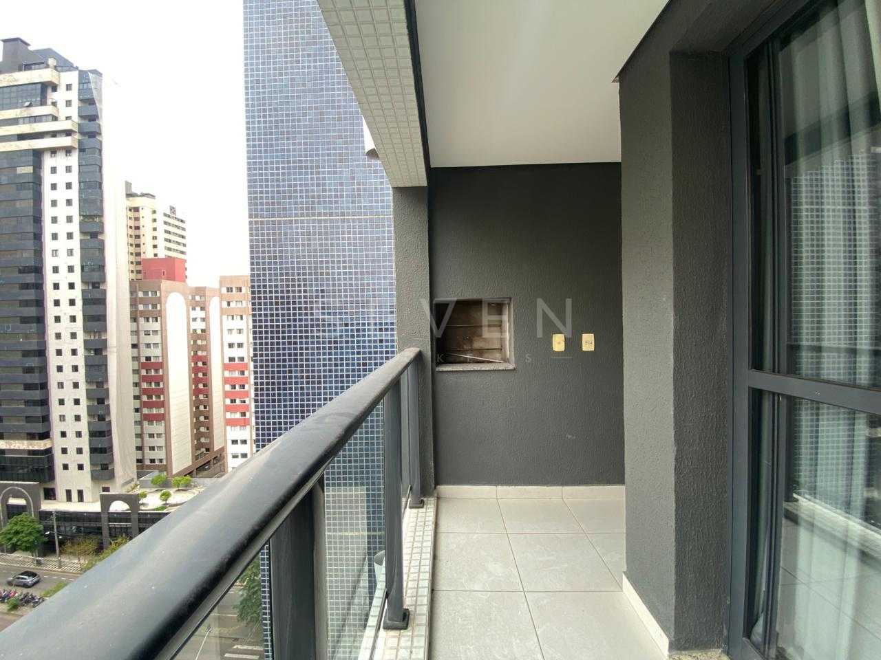 Studio mobiliado no Champagnat 2540 com sacada gourmet e lazer...