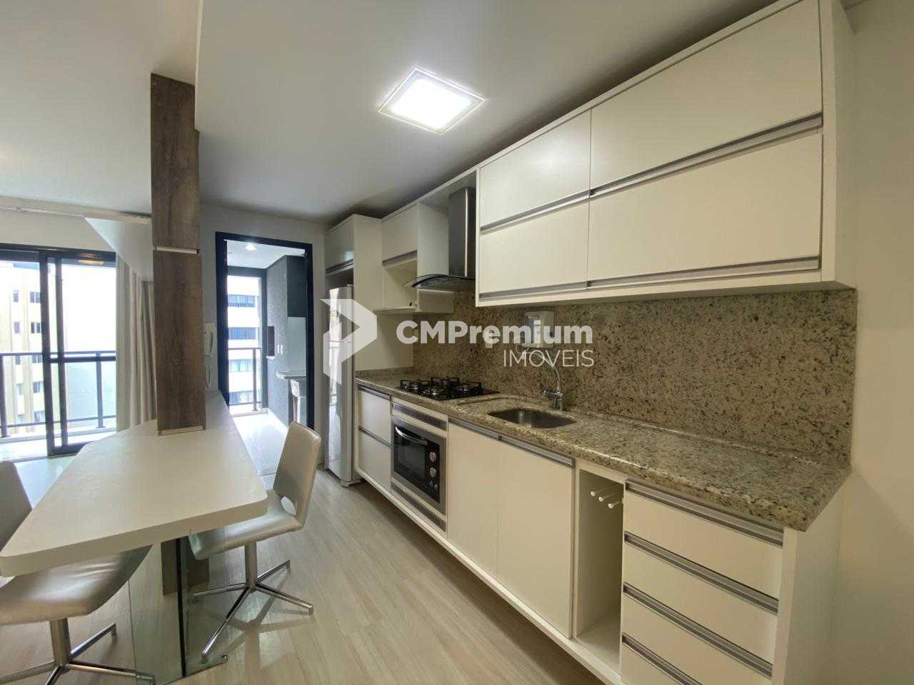 Studio mobiliado no Champagnat 2540 com sacada gourmet e lazer...