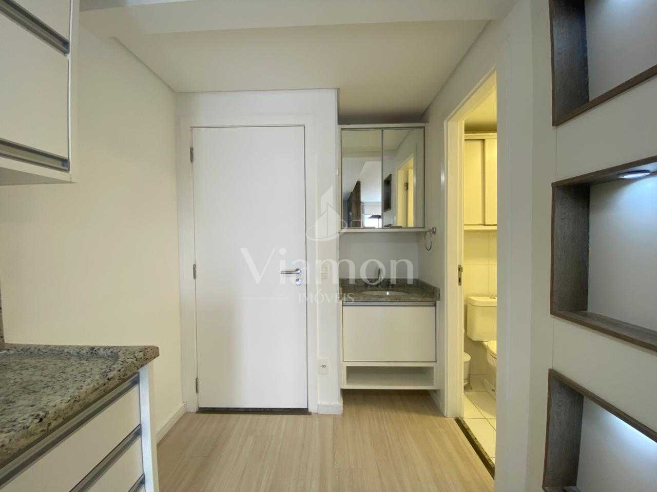 Studio mobiliado no Champagnat 2540 com sacada gourmet e lazer...