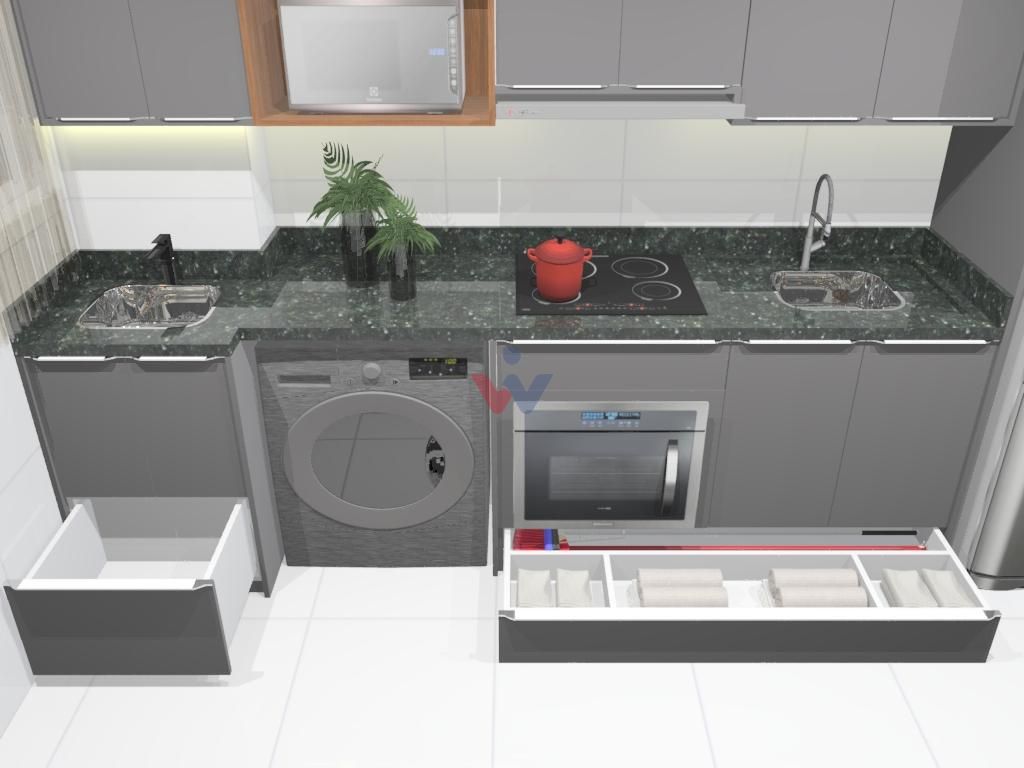 Apartamento 2 Quartos para locação no Mossunguê ao Lado do Par...