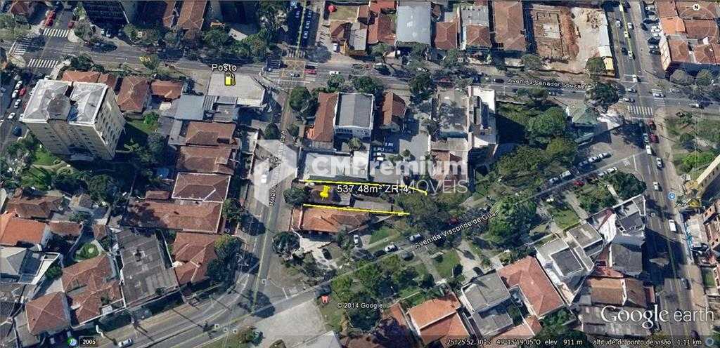 Terreno à venda, 537 m , por R  1.600.000 em ALTO DA RUA XV, C...