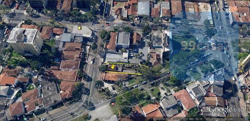 Terreno à venda, 537 m , por R  1.600.000 em ALTO DA RUA XV, C...