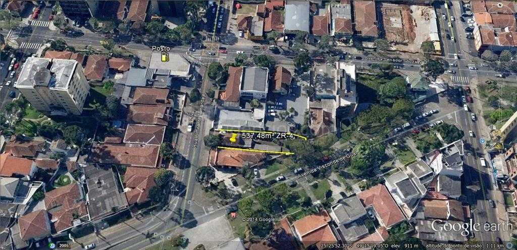 Terreno à venda, 537 m , por R  1.600.000 em ALTO DA RUA XV, C...