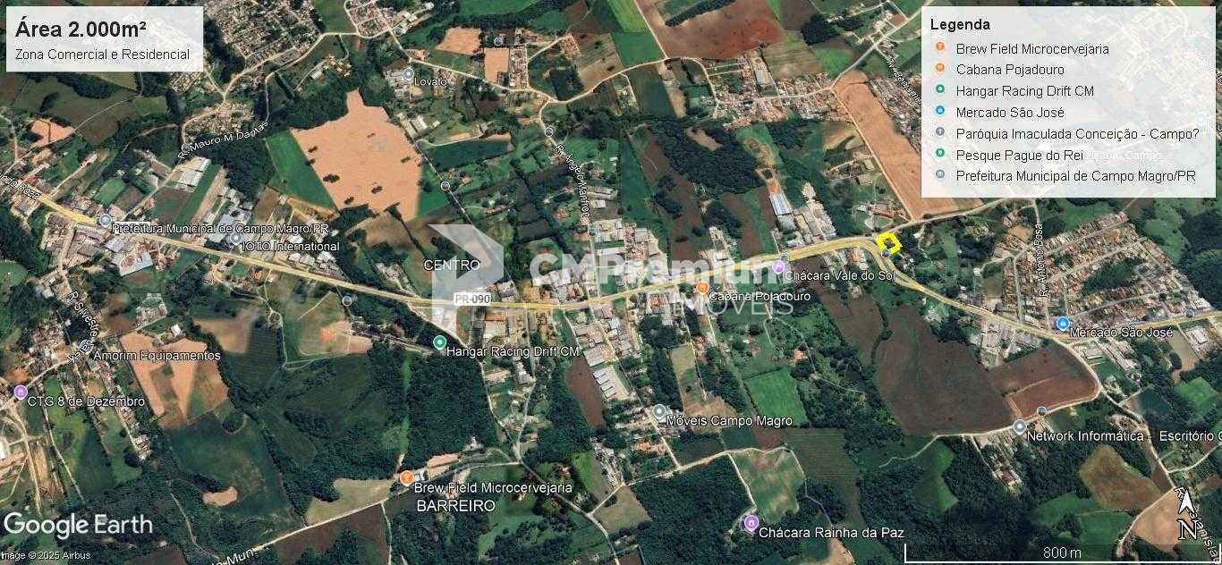 Terreno Comercial   Residencial com 2.000m   à venda, centro, ...