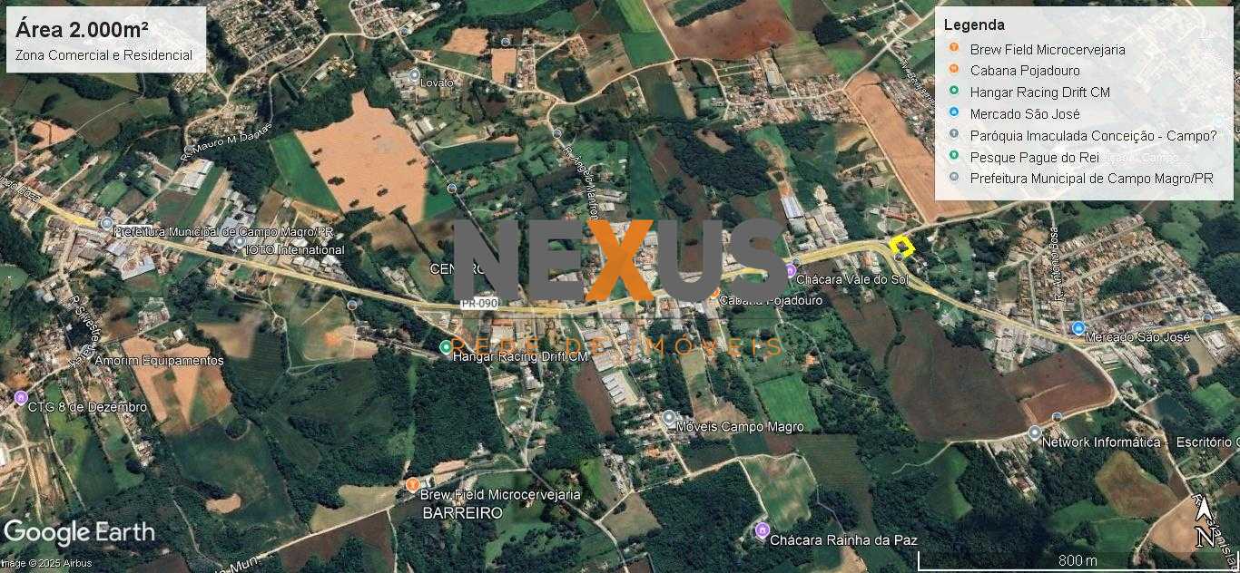 Terreno Comercial   Residencial com 2.000m   à venda, centro, ...
