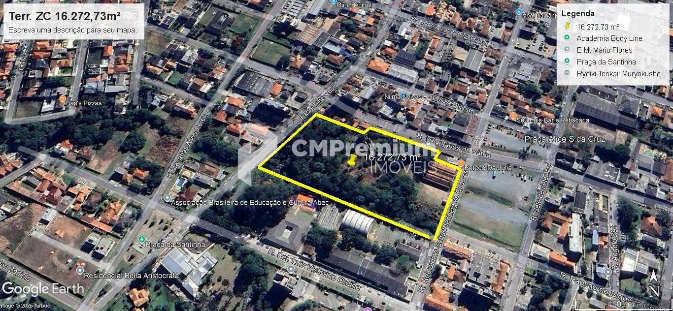 Terreno à venda, centro, SAO JOSE DOS PINHAIS - PR com 16.272,...