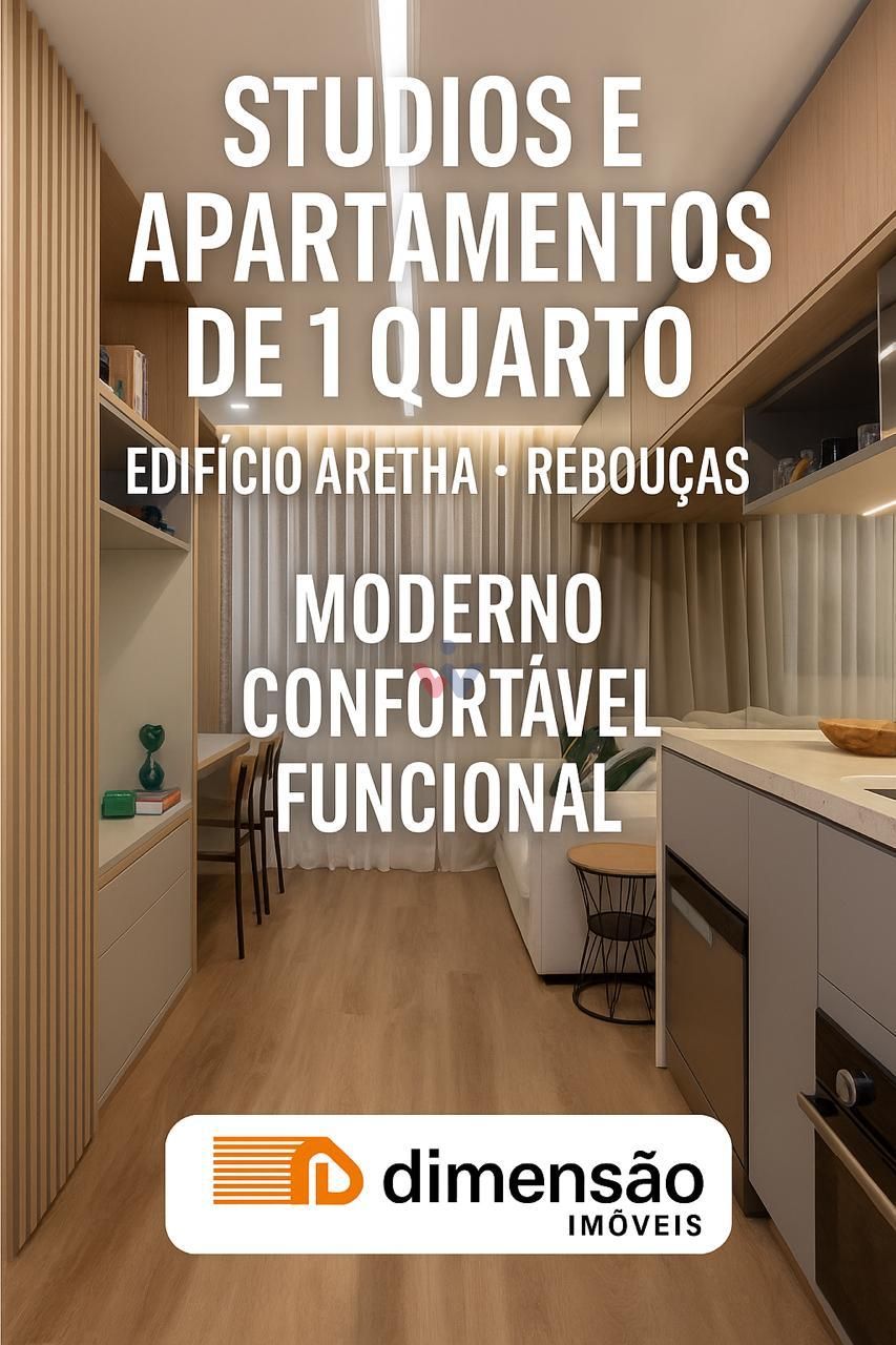 Apartamento de 1 quarto com 36,57m  de área privativa , no reb...
