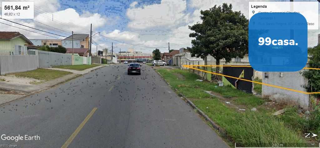 Terreno à venda, 281 m  por R  735.000,00 - Capão Raso - Curit...