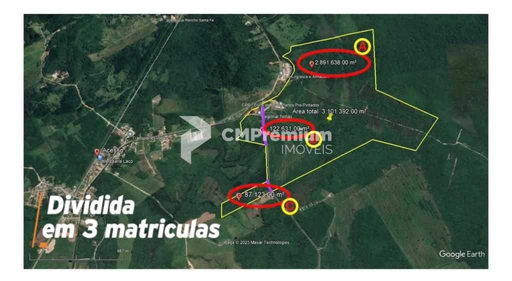 Área à venda, 3.101.392 m  por R   SOB CONSULTA - Vila da Glór...