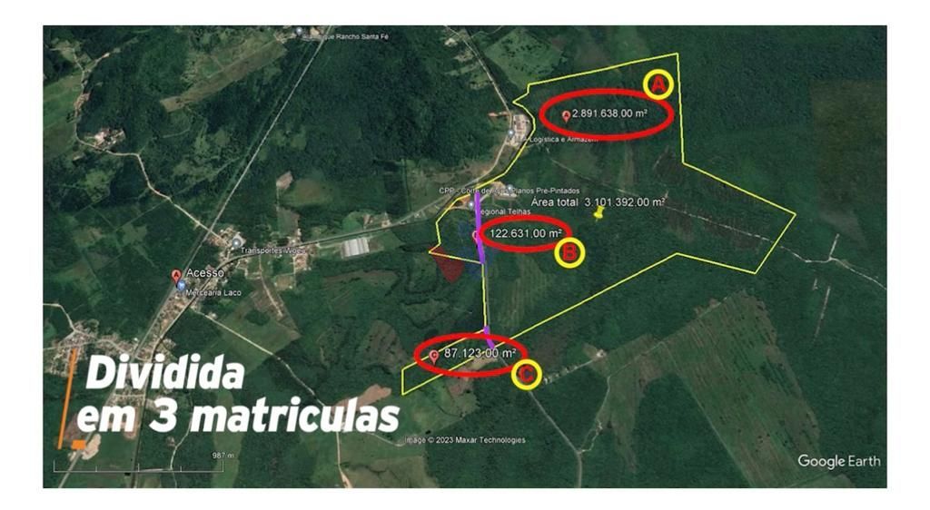 Área à venda, 3.101.392 m  por R   SOB CONSULTA - Vila da Glór...