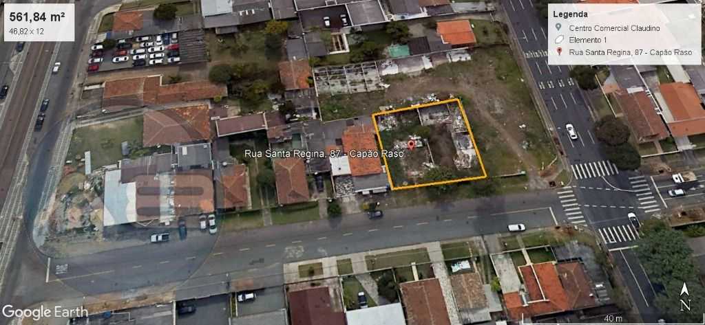 Terreno à venda, 291 m  por R  735.000,00 - Capão Raso - Curit...