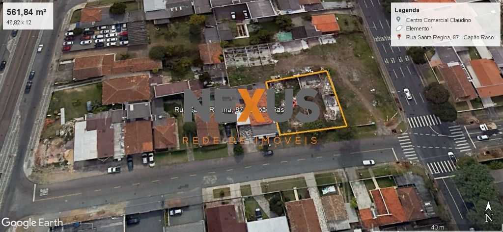 Terreno à venda, 291 m  por R  735.000,00 - Capão Raso - Curit...