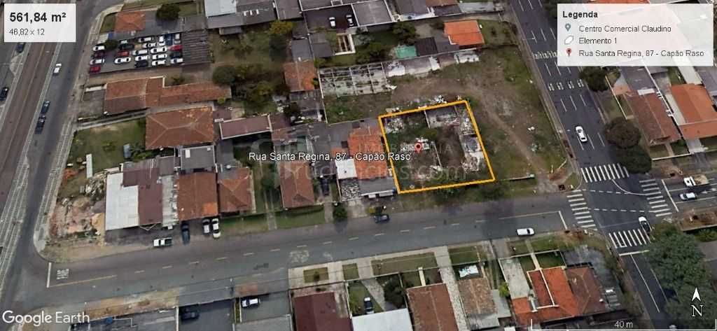 Terreno à venda, 291 m  por R  735.000,00 - Capão Raso - Curit...