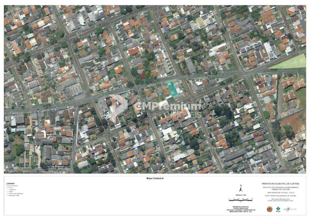 Terreno ZR2 à venda, 458 m² por R$ 585.000 - Boqueirão - Curit...