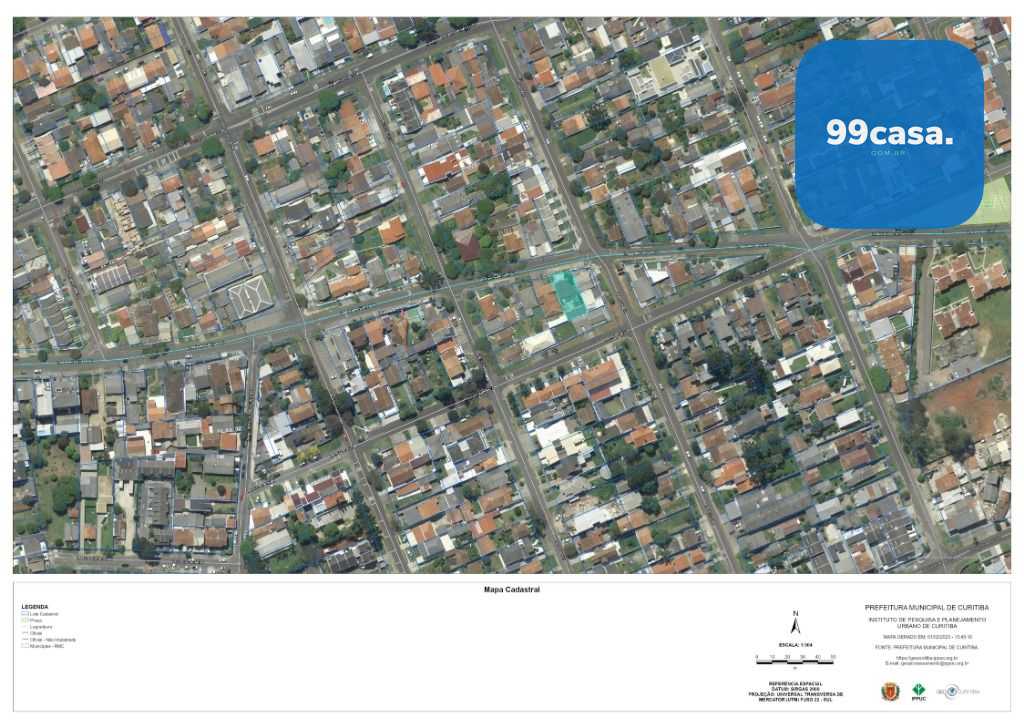 Terreno ZR2 à venda, 458 m² por R$ 585.000 - Boqueirão - Curit...